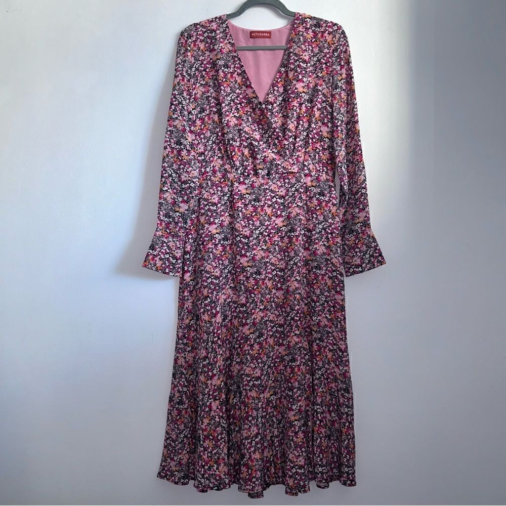 ALTUZARRA Martha floral silk midi dress